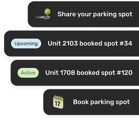 Parqlet activity cards